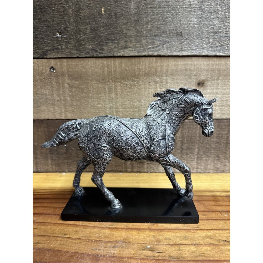 Trail of Painted Ponies Quarter Horse Figurine Resin In Box